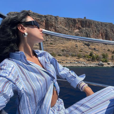 <p>Dua Lipa/Instagram</p> Dua Lipa On a Boat