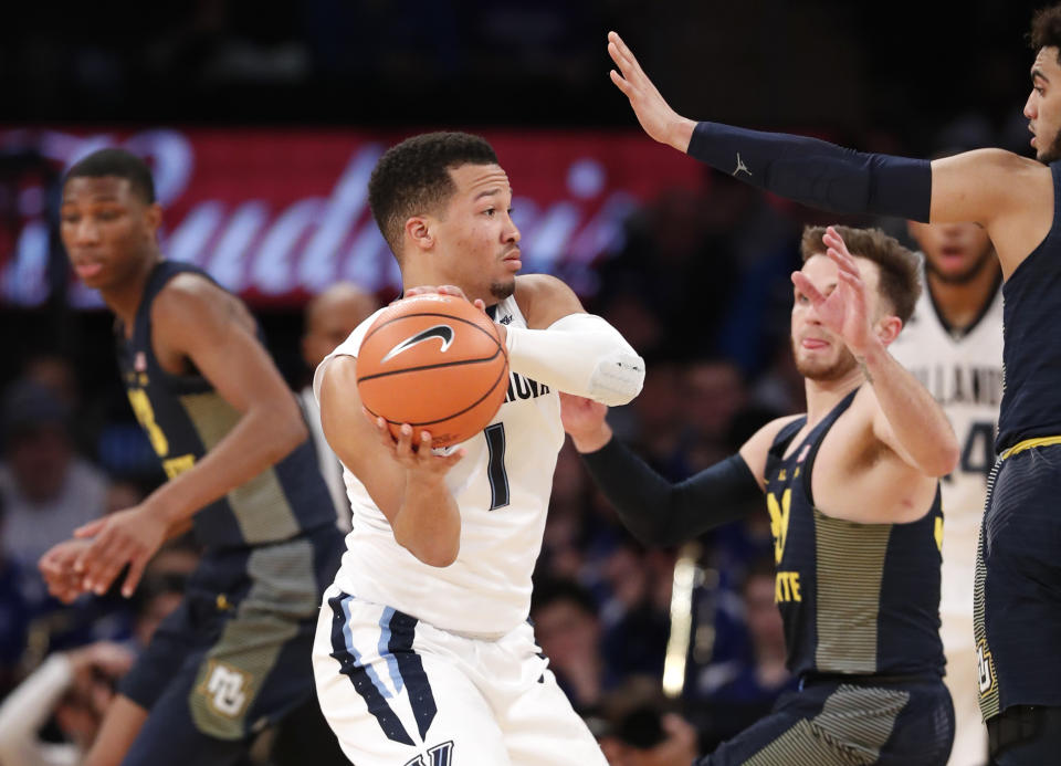 Villanova guard Jalen Brunson. (AP Photo/Kathy Willens)