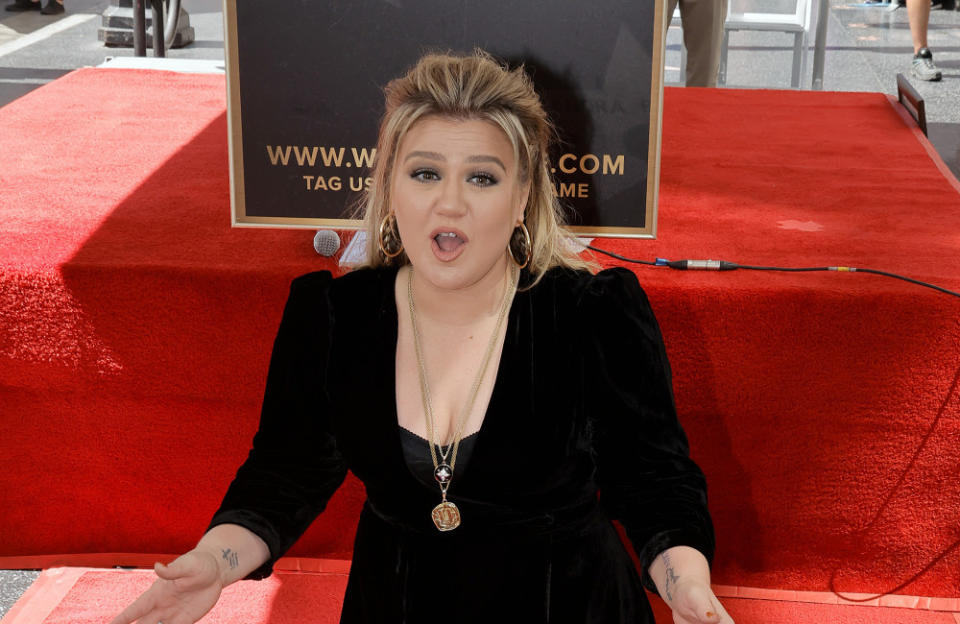 Kelly Clarkson honoured with star on Hollywood Walk of Fame credit:Bang Showbiz