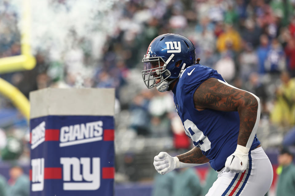 Leonard Williams is off to Seattle — and a better shot at making the playoffs. (Photo by Dustin Satloff/Getty Images)