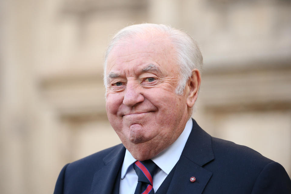 File photo dated 11/12/19 of Jimmy Tarbuck, who has been diagnosed with prostate cancer.