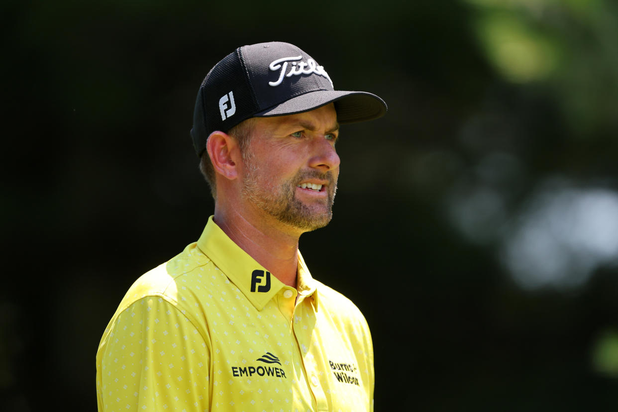 Webb Simpson is the favorite ahead of the John Deere Classic PGA Tour event. (Photo by Michael Reaves/Getty Images)