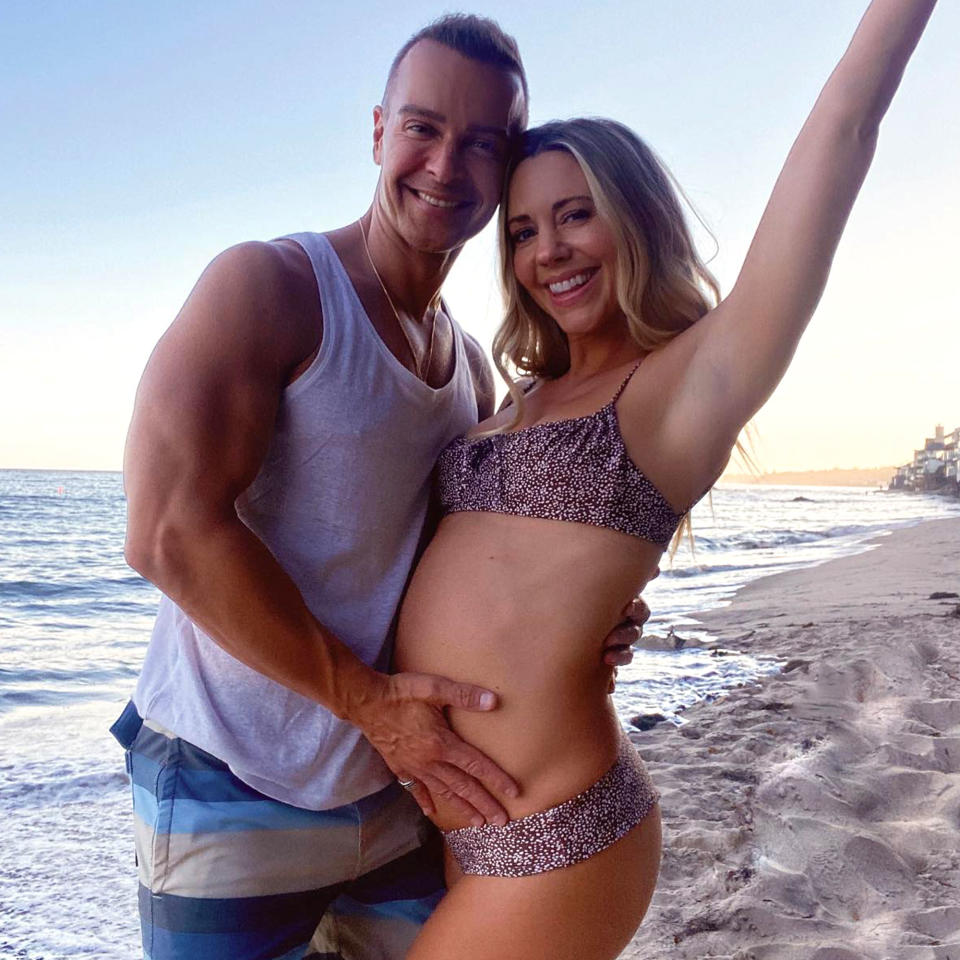 "The blessings just keep on coming. Proud of you babe! 🖤," the Melissa and Joey alum announced via Instagram on September 7, showing off his wife's growing baby bump. "Baby Lawrence on the way!" The baby will the couple's first child together and Lawrence's third.