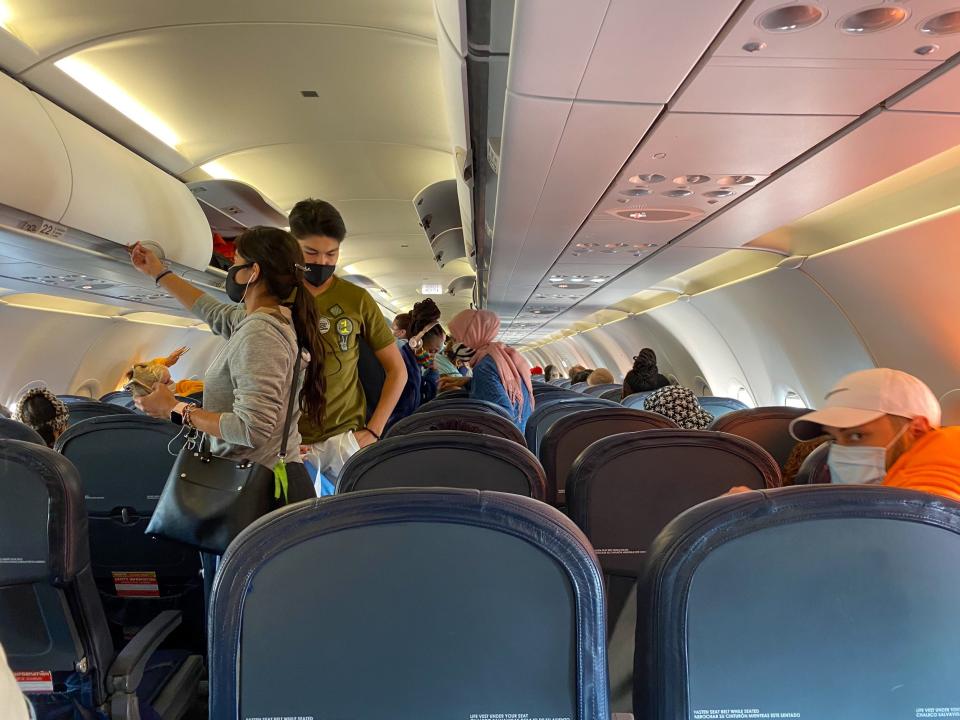 Flying on Spirit Airlines during pandemic