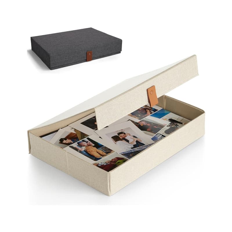 ZICOTO Decorative Photo Storage Box