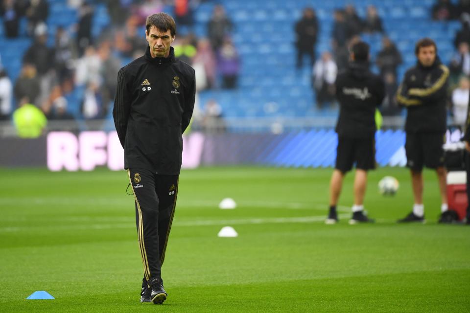 Gregory Dupont, preparador físico con Zidane en el Real Madrid las dos últimas temporadas. (Foto: Gabriel Bouys / AFP / Getty Images).