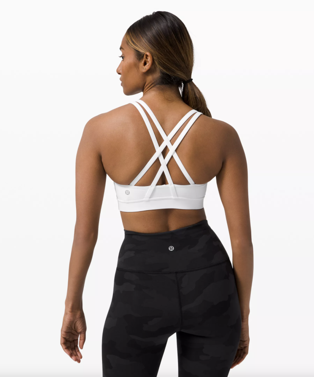 Medium Support Longline Racerback Sports Bra – colorfulkoala