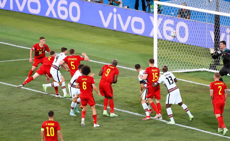 Euro 2020 - Fans gather for Belgium v Portugal