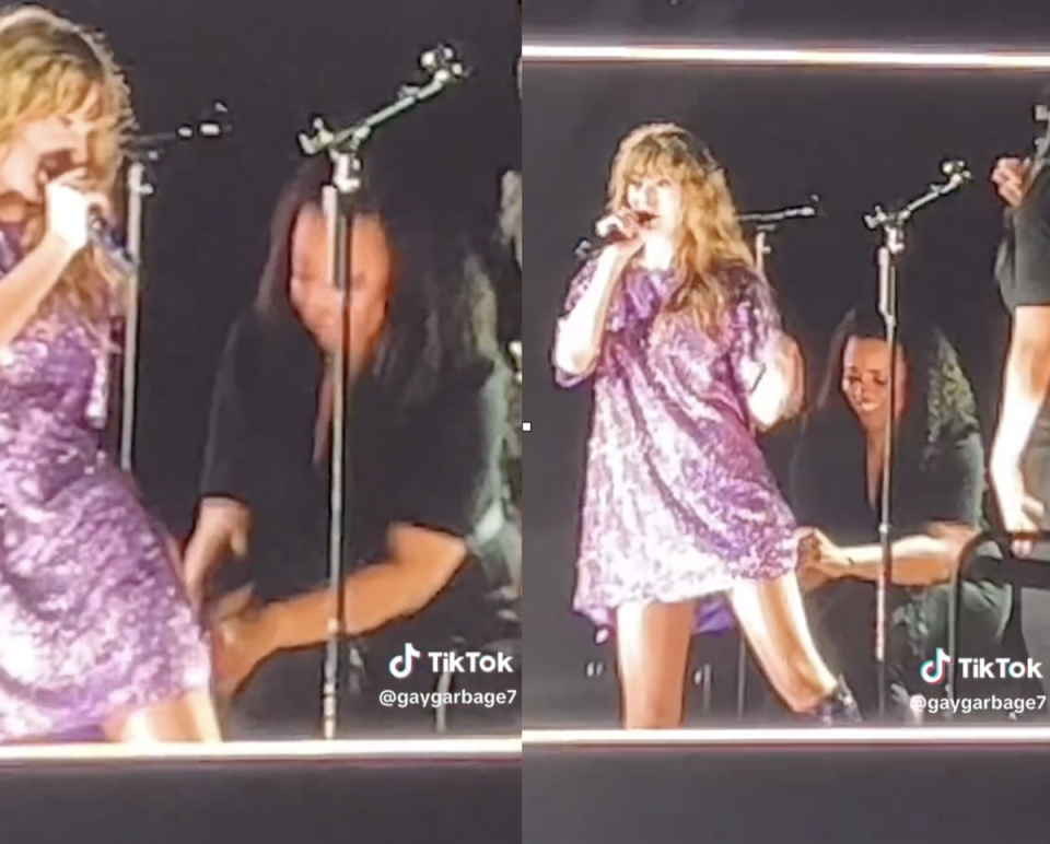 Fans praise Taylor Swift for how she handled wardrobe malfunction