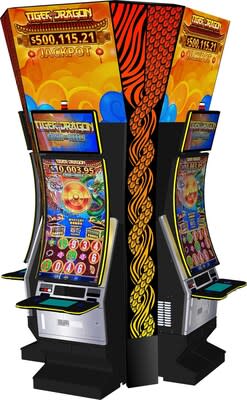 IGT Continues Multi-Level Progressive Momentum with New Tiger and Dragon Game on the PeakCurve49 Cabinet