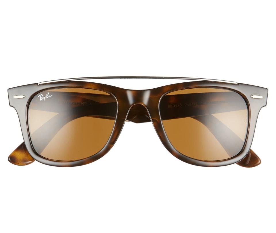 Ray-Ban 50mm Wayfarer Sunglasses. Image via Nordstrom.