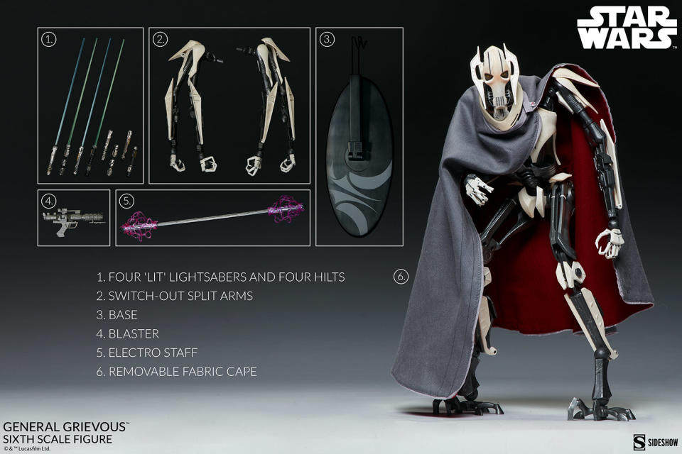 General Grievous 1/6 scale figure. 