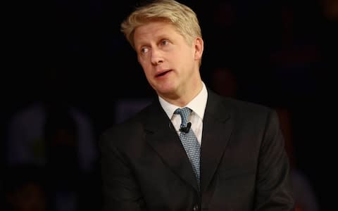 A photograph of Jo Johnson standing in front of a dark background - Credit: Jack Taylor/Getty Images