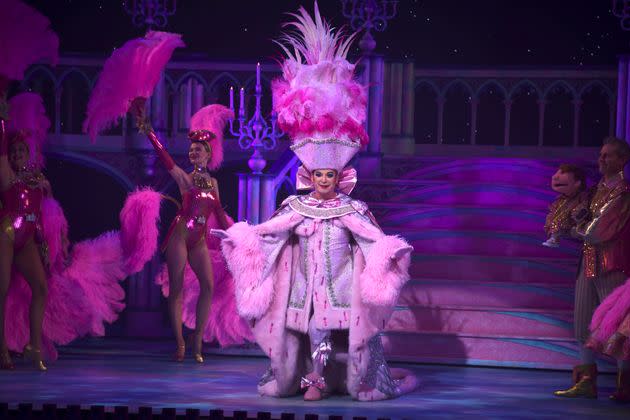 Julian Clary on stage at the Palladium last year (Photo: David M. Benett via Getty Images)