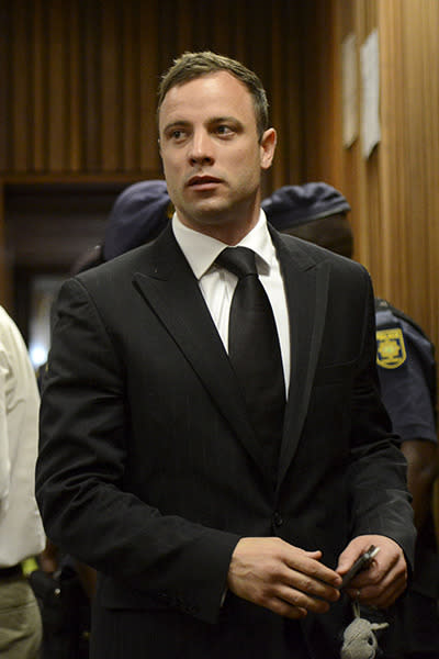 In October, South African Paralympian Oscar Pistorius was sentenced to five years in prison for shooting dead his girlfriend Reeva Steenkamp on Valentine's Day 2013. The ‘Blade Runner’ avoided a charge of murder, instead being found guilty of culpable homicide. The six-time Paralympics gold-medallist was also given a three-year suspended sentence on a separate gun charge.