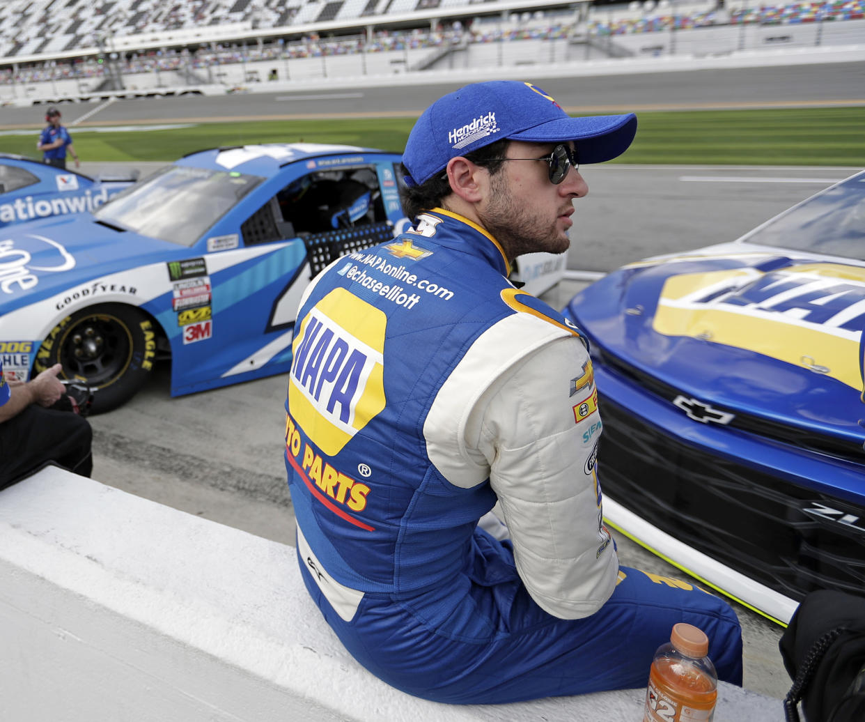 Are you looking at a picture of NASCAR’s next most popular driver? (AP Photo/John Raoux)