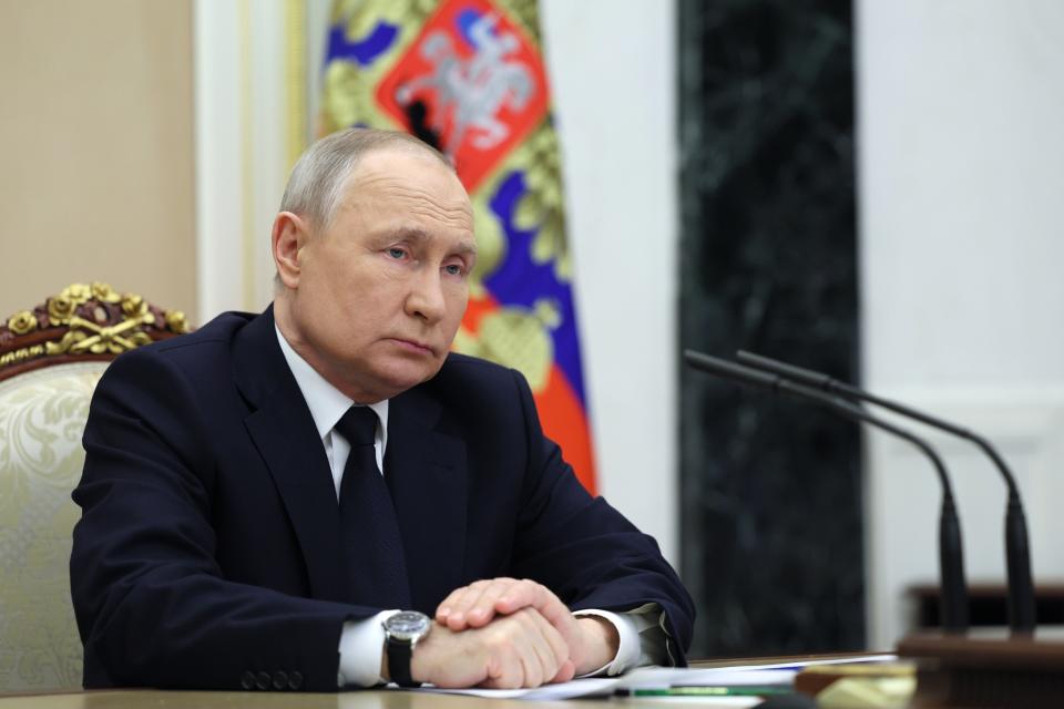 Putin (Bild: Gavriil Grigorov/Pool Sputnik Kremlin/AP)