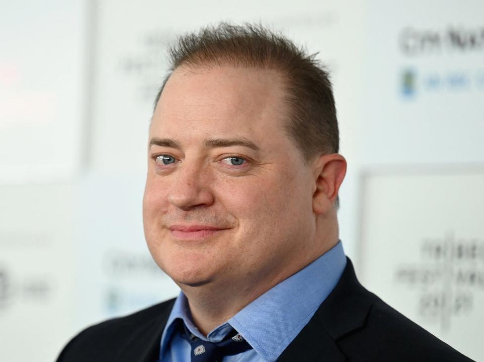 Brendan Fraser is receiving acclaim for his role in ‘The Whale’ (AFP via Getty Images)