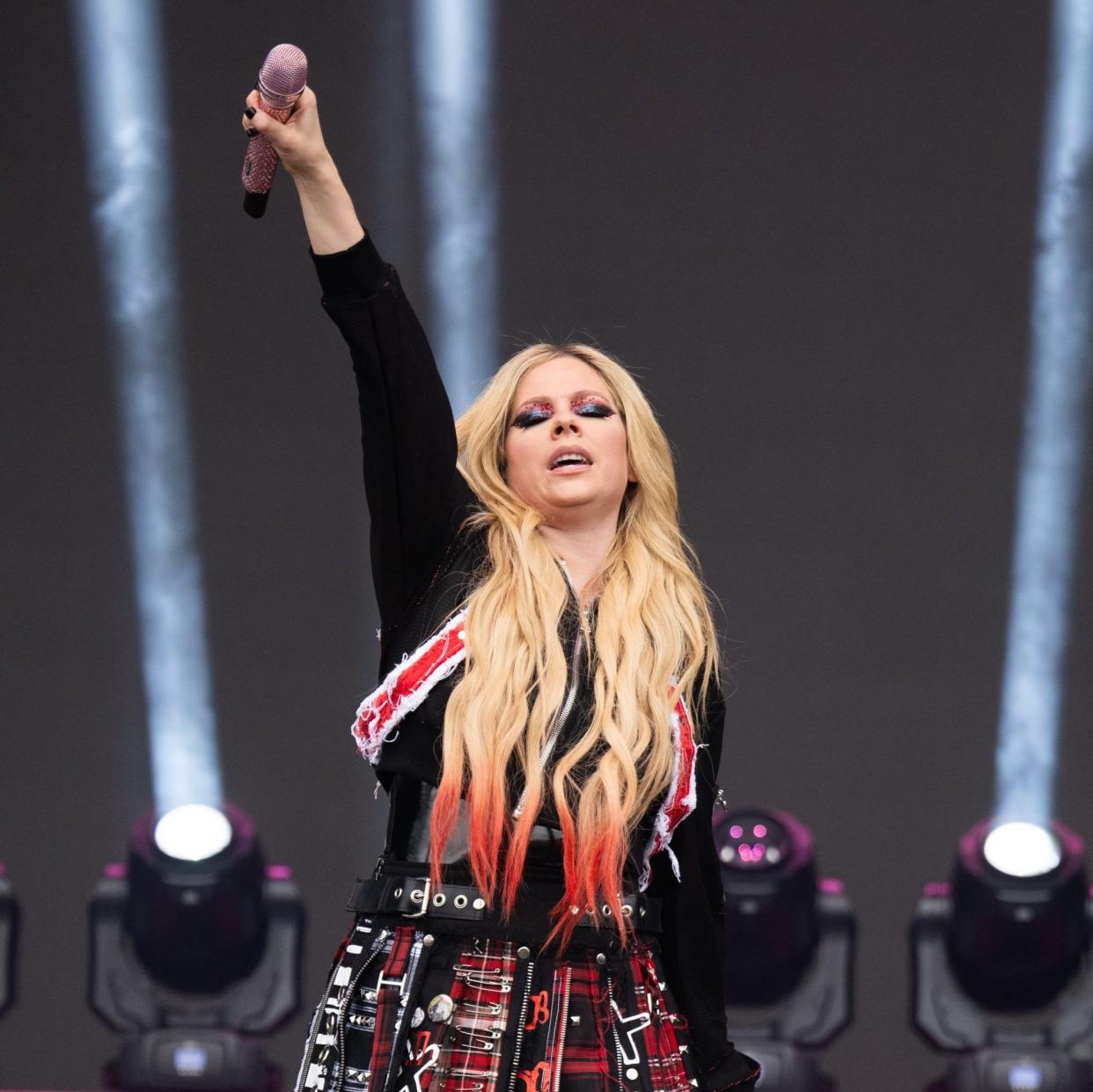 Avril Lavigne at Glastonbury