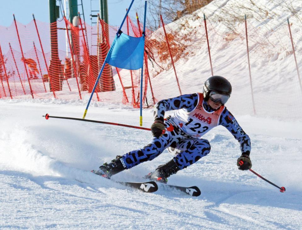 Petoskey's Gavin Galbraith capped a big season with an even bigger day at the state finals, winning the slalom, to go with a third place finish in giant slalom.