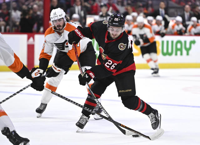 Flyers vs. Senators: Prospects rotate in loss to Claude Giroux, Ottawa –  NBC Sports Philadelphia