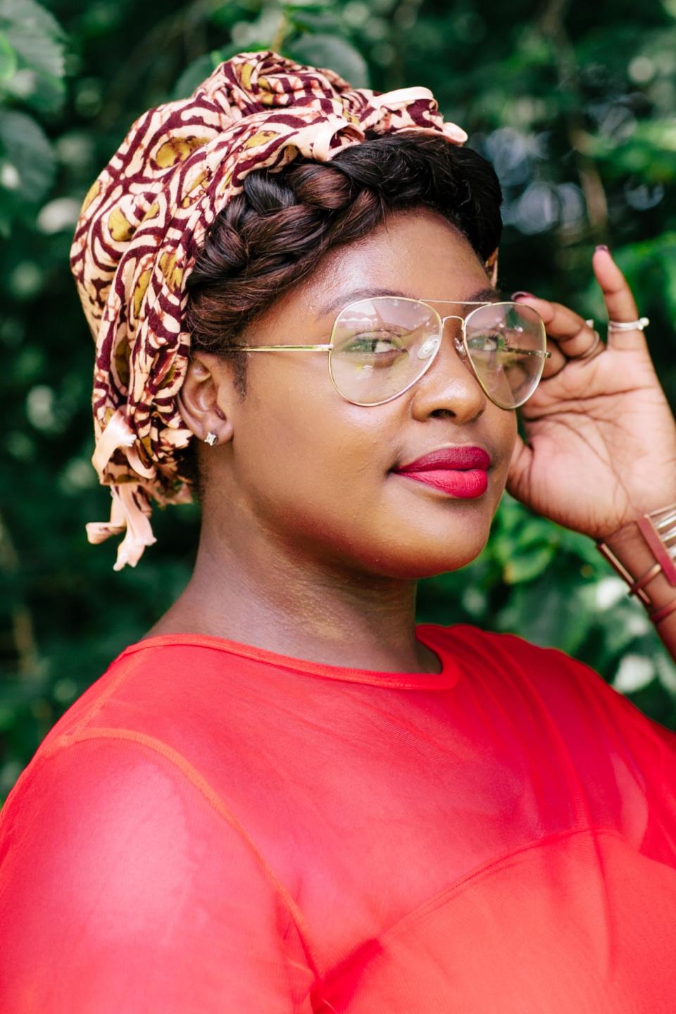 Crown braid and head wrap