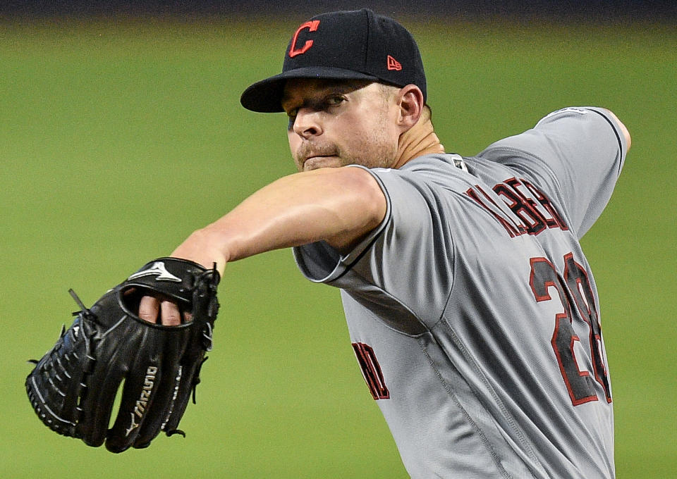 Indians ace Corey Kluber hasn't pitched since May 1 because of injury. (Photo by Mark Brown/Getty Images)