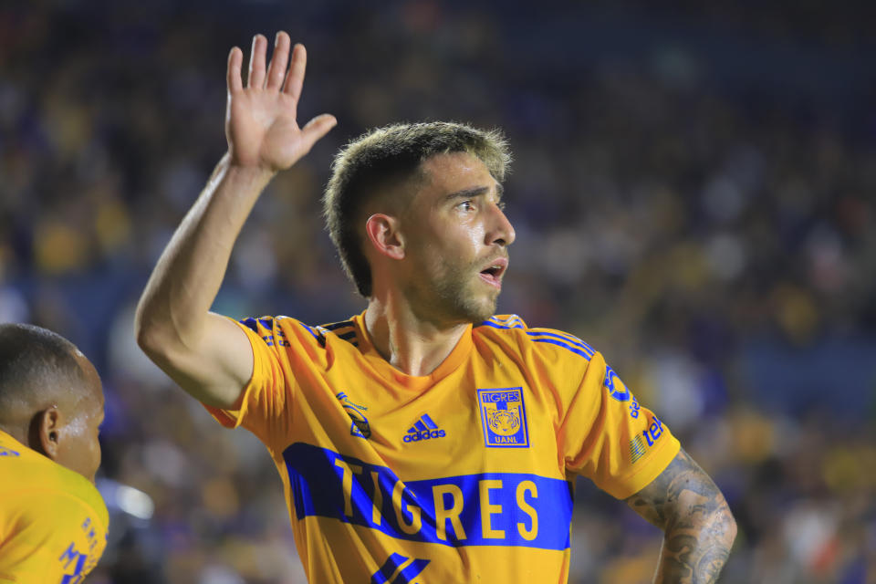 Fernando Gorriaran sumó minutos con los Tigres de la UANL en el Clausura 2023 (Foto: Alfredo Lopez/Jam Media/Getty Images)