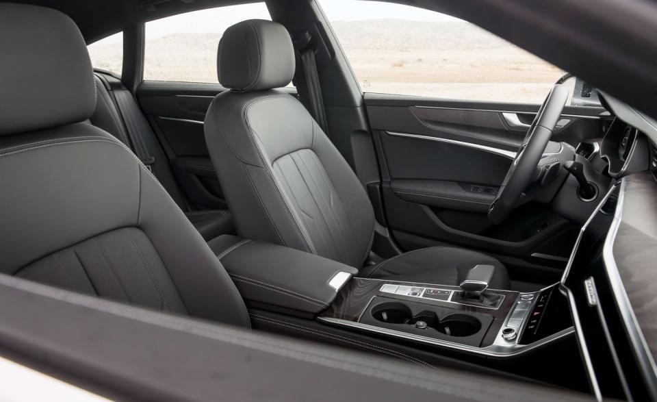 <p>Plus the whole interior is gorgeous and uses tricks like a cutout headliner to improve headroom for rear-seat passengers.</p>