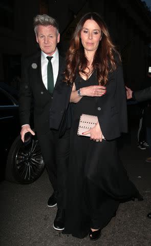 <p>SplashNews</p> Gordon Ramsay and Tana Ramsey arrive at Victoria Beckham's 50th birthday