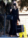 <p>Angelina Jolie dresses in all black for a shopping trip in West Hollywood on Dec. 24.</p>