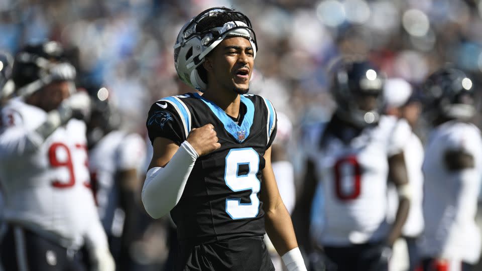 Young looks on during the first half of the game against the Texans. - Eakin Howard/Getty Images