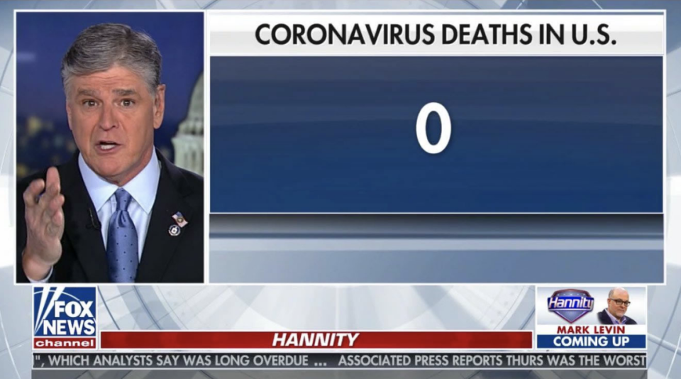 "Coronavirus Deaths in U.S."