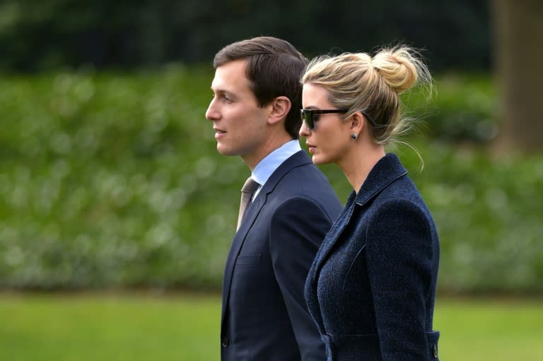 Documents show Jared Kushner and his wife Ivanka Trump, both close advisers to the president, are still getting income from holdings valued at between $240mn and $740mn