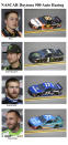 These photos taken in February 2020 show drivers in the starting lineup for Sunday's NASCAR Daytona 500 auto race in Daytona Beach, Fla. From top are Christopher Bell, 17th position; Kurt Busch, 18th position; Chris Buescher, 19th position and Ross Chastain, 20th position. (AP Photo)