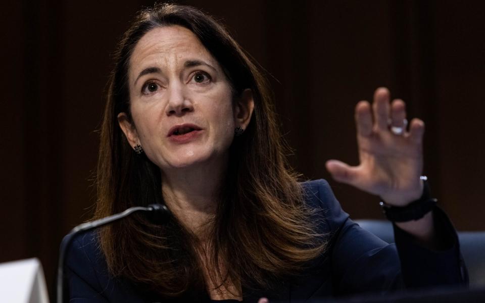 Avril Haines, director of national intelligence, speaks during a Senate Intelligence Committee hearing in Washington - Bloomberg