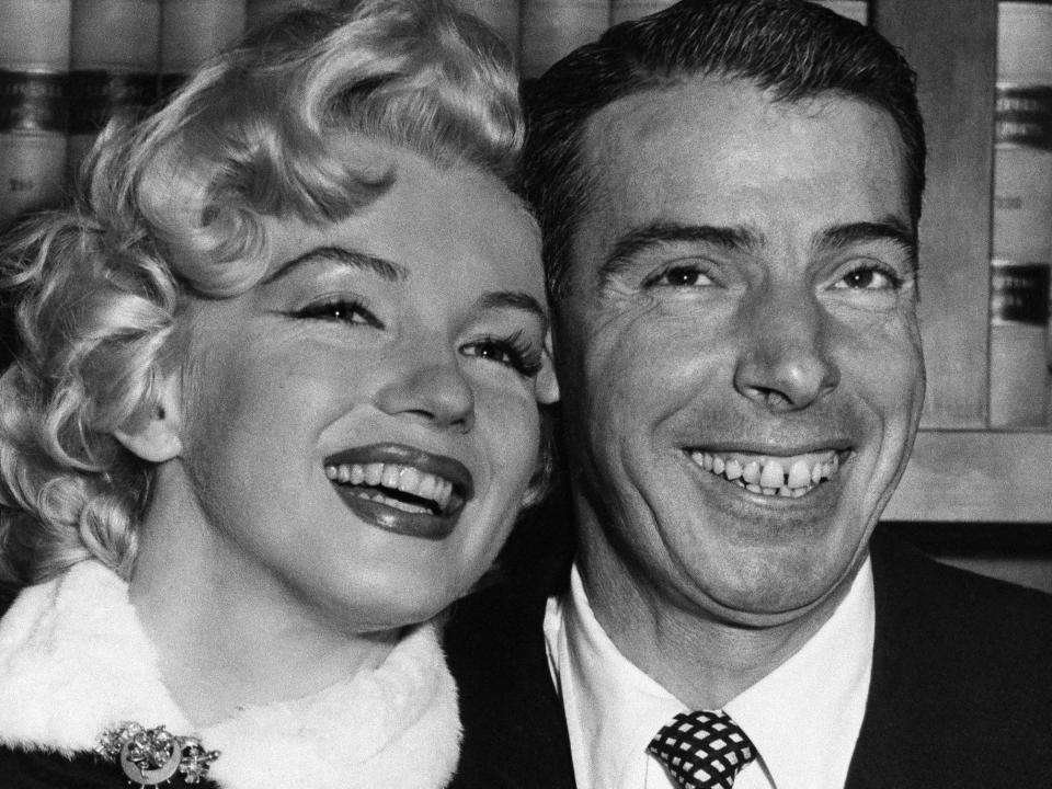 Marilyn Monroe and Joe DiMaggio