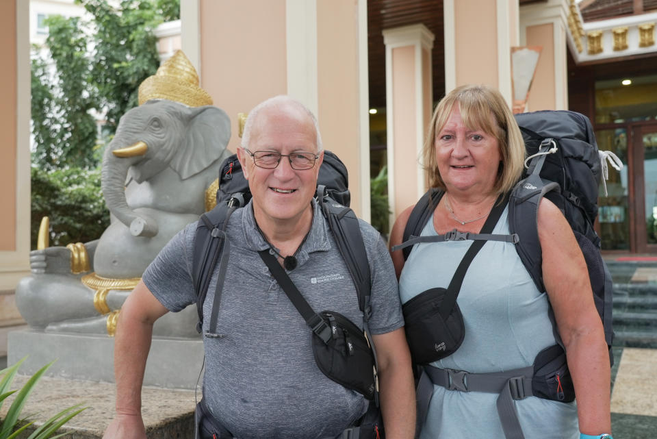 Race Across the World's Stephen and Viv in Thailand