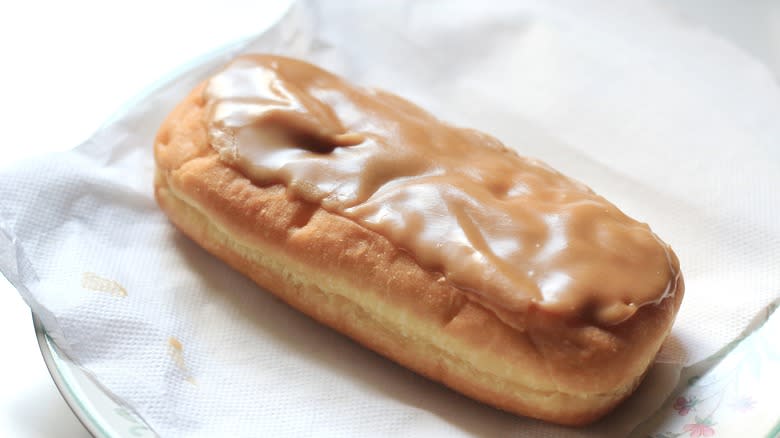 Maple bar donut