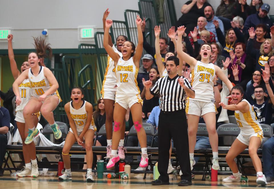 Walter Panas defeated Red Hook 63-30 in the girls Class A regional semifinal at Yorktown High School March 5, 2024.