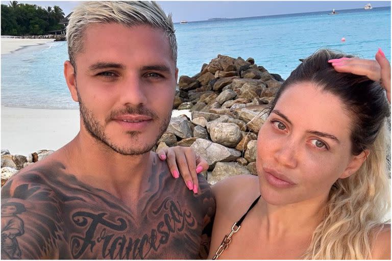 La mediática compartió una postal en sus redes que despertó los rumores de romance con el futbolista (Foto: Instagram @mauroicardi)