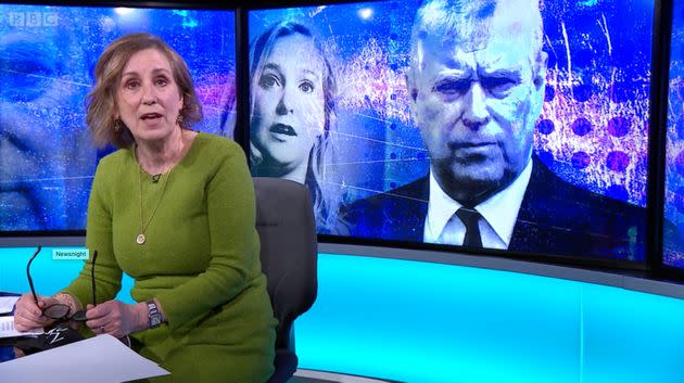 Kirsty Wark apologised twice for the blunder (Photo: BBC)