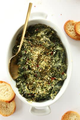 Creamy Kale And Spinach Dip