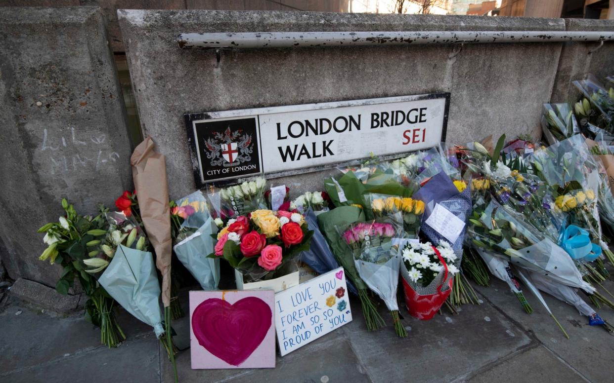 Scenes on London Bridge after the terror attack at Fishmongers Hall - JULIAN SIMMONDS 
