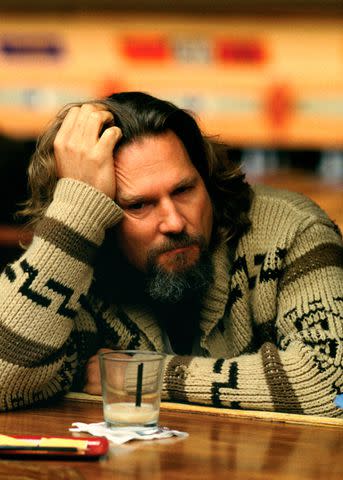 <p>TCD/Prod.DB / Alamy</p> Jeff Bridges in 1998's The Big Lebowski