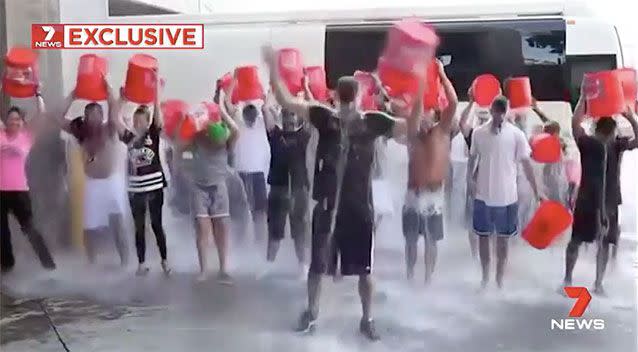 The Ice Bucket Challenge captured world attention and raised money and awareness the disease. Source: 7 News