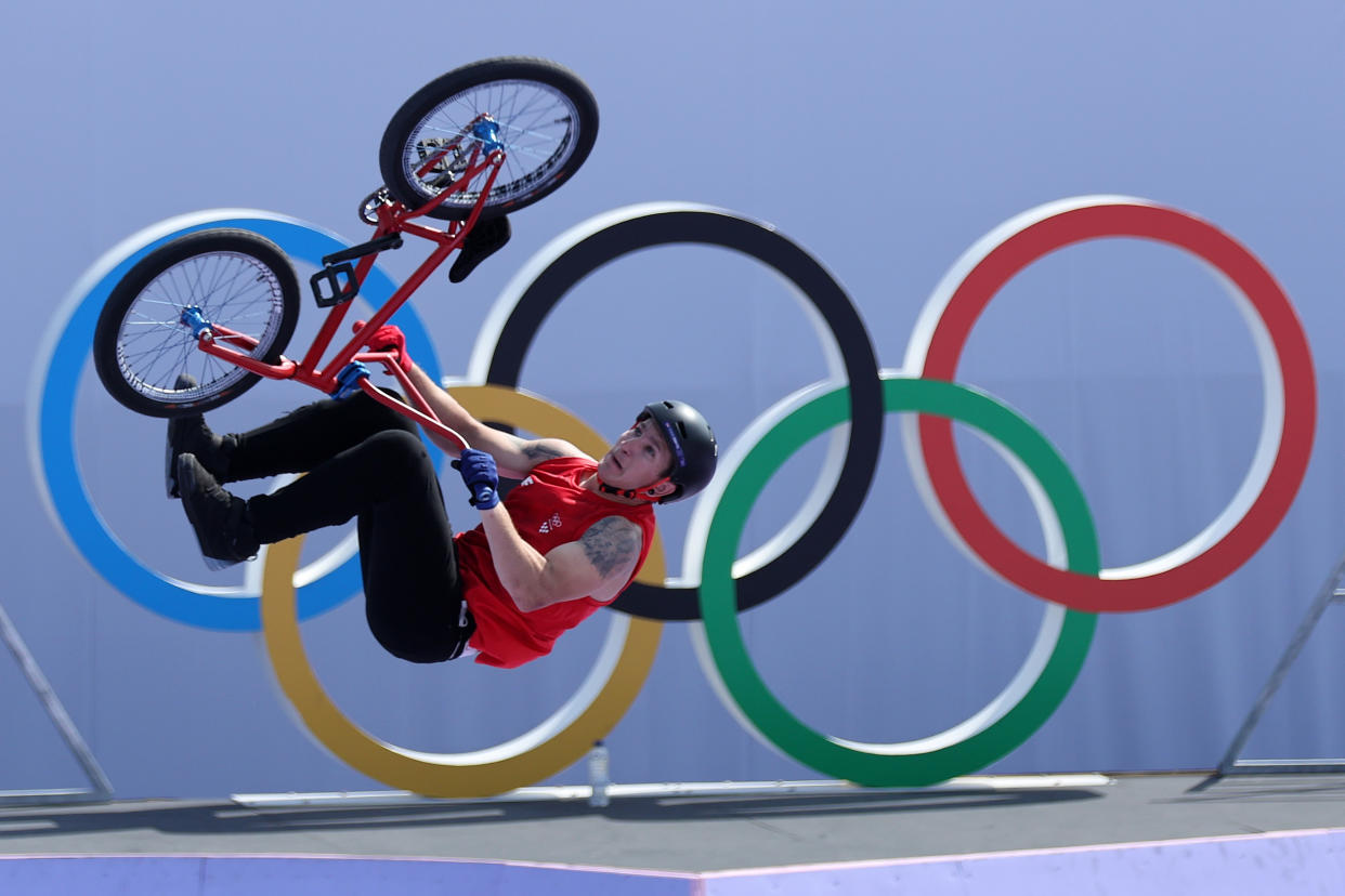 BMX made its Olympic debut in 2008. 16 years later, it's drawing a packed house at the Paris Games. (Stefan Matzke/Sampics via Getty Images)