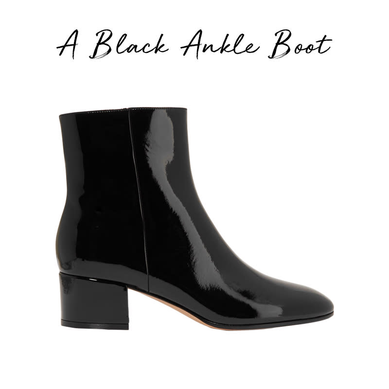<a rel="nofollow noopener" href="http://rstyle.me/n/b3n4fijduw" target="_blank" data-ylk="slk:Patent-Leather Ankle Boots, Gianvito Rossi, $945A black ankle boot is a hero piece for everyday. Extra style points for patent leather.;elm:context_link;itc:0;sec:content-canvas" class="link ">Patent-Leather Ankle Boots, Gianvito Rossi, $945<p>A black ankle boot is a hero piece for everyday. Extra style points for patent leather.</p> </a><ul> <strong>Related Articles</strong> <li><a rel="nofollow noopener" href="http://thezoereport.com/fashion/style-tips/box-of-style-ways-to-wear-cape-trend/?utm_source=yahoo&utm_medium=syndication" target="_blank" data-ylk="slk:The Key Styling Piece Your Wardrobe Needs;elm:context_link;itc:0;sec:content-canvas" class="link ">The Key Styling Piece Your Wardrobe Needs</a></li><li><a rel="nofollow noopener" href="http://thezoereport.com/fashion/celebrity-style/rosie-huntington-whiteley-denim-shirt-leather-jacket/?utm_source=yahoo&utm_medium=syndication" target="_blank" data-ylk="slk:Rosie Huntington-Whiteley's Styling Trick Makes Layering Super Easy;elm:context_link;itc:0;sec:content-canvas" class="link ">Rosie Huntington-Whiteley's Styling Trick Makes Layering Super Easy</a></li><li><a rel="nofollow noopener" href="http://thezoereport.com/entertainment/celebrities/kim-kardashian-birthday-video/?utm_source=yahoo&utm_medium=syndication" target="_blank" data-ylk="slk:Kanye's Birthday Video To Kim Is The Cutest Thing We've Ever Seen;elm:context_link;itc:0;sec:content-canvas" class="link ">Kanye's Birthday Video To Kim Is The Cutest Thing We've Ever Seen</a></li></ul>