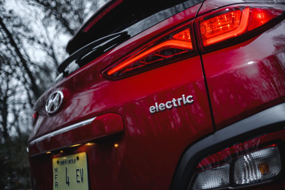 <p>If you are considering an electric vehicle, you might want to draw up a new shopping list. And you should probably pencil in <u><a rel="nofollow noopener" href="https://www.caranddriver.com/hyundai/kona-electric" target="_blank" data-ylk="slk:the Hyundai Kona Electric;elm:context_link;itc:0;sec:content-canvas" class="link ">the Hyundai Kona Electric</a></u> on the first line. <u><a rel="nofollow noopener" href="https://www.caranddriver.com/hyundai/kona" target="_blank" data-ylk="slk:The gasoline-burning Kona;elm:context_link;itc:0;sec:content-canvas" class="link ">The gasoline-burning Kona</a></u> is among the best subcompact crossovers on the market, with adventurous styling, a powerful available turbocharged engine, and excellent driving dynamics. The battery-powered version doubles down on each of these traits. It is more beguiling to look at, its design a bit less extroverted than that of the standard Kona. The electric motor produces more power and much more torque than the internal-combustion engine in even the top-of-the-line turbocharged Kona. And a lower center of gravity gives the Kona Electric an athleticism that's rare in this class of vehicle.</p>