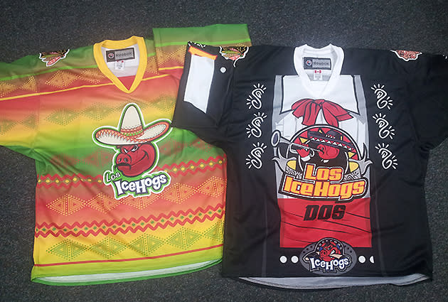 Pass or Fail: AHL Rockford IceHogs' Mexican fiesta Los IceHogs jerseys